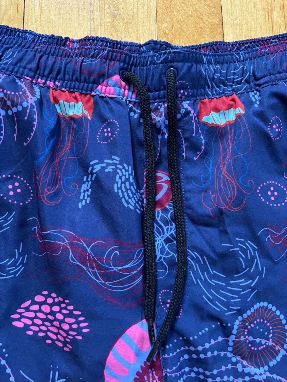 Jellyfish Men’s XL Bathing Suit | MeUndies Blue Purple Swim Trunks Beach Shorts - Picture 5 of 15
